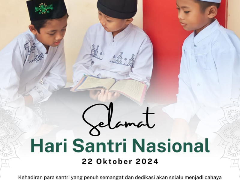 Selamat Hari Santri Nasional 2024